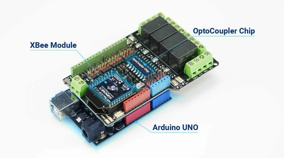4 channel relay shield for arduino